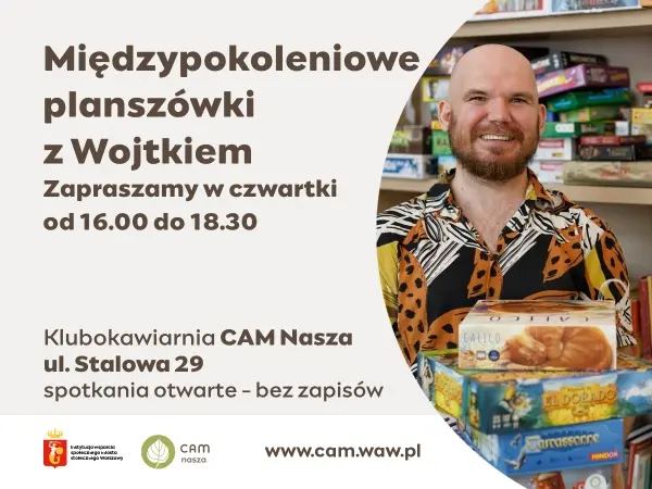 Międzypokoleniowe planszówki z Wojtkiem