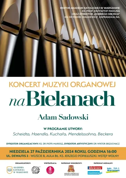 XIII Koncert Organowy na Bielanach