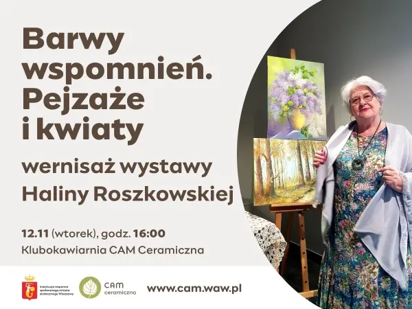 "Barwy wspomnień. Pejzaże i kwiaty." Wernisaż wystawy