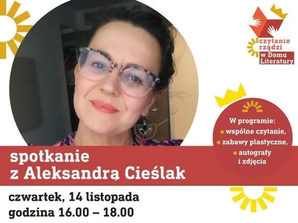 #CzytanieRządzi | Spotkanie dla dzieci z autorką Olą Cieślak