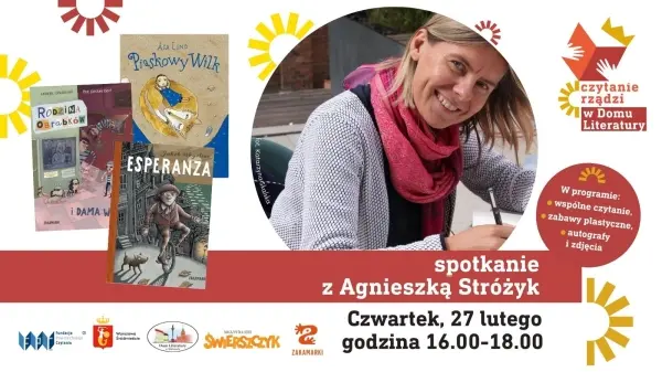 Spotkanie dla dzieci z Agnieszką Stróżyk | #CzytanieRządzi w DomuLiteratury
