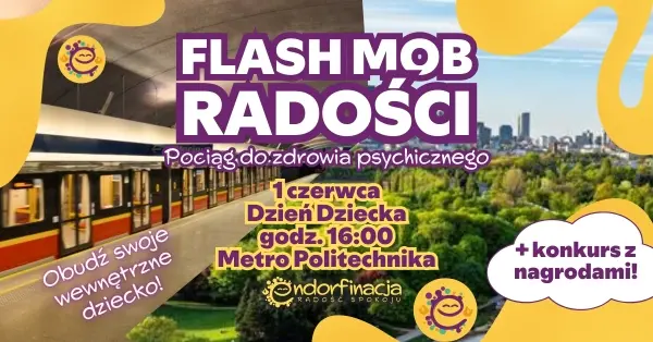 Flash Mob Radości: Pociąg do zdrowia psychicznego