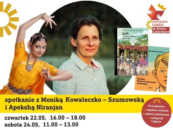 Spotkanie dla dzieci z autorką Moniką Kowaleczko-Szumowską | #CzytanieRządzi
