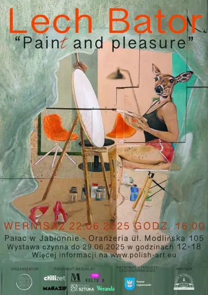 Wystawa Lecha Batora "Pain(t) & pleasure" w Galerii Polish Art & Design