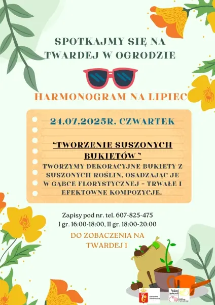 Tworzenie suszonych bukietów [godz. 16 lub 18]