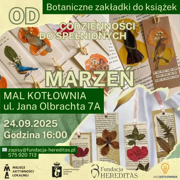 Od codzienności do spełnionych MARZEŃ | Botaniczne zakładki do książek