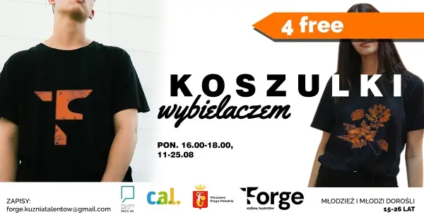 KOSZULKI WYBIELACZEM - reverse tie‑dye
