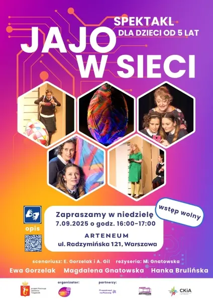 JAJO W SIECI – spektakl dla dzieci (6+) tłumaczony na język migowy 