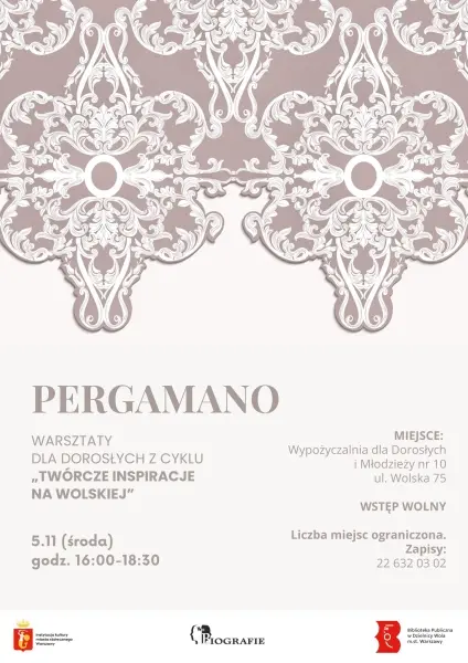Twórcze inspiracje na Wolskiej: Pergamano