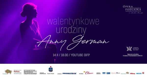 Walentynkowe urodziny Anny German – koncert online 