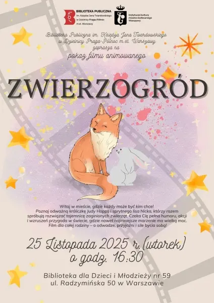 Tam gdzie słowo spotyka obraz - Pokaz Filmowy - Zwierzogród