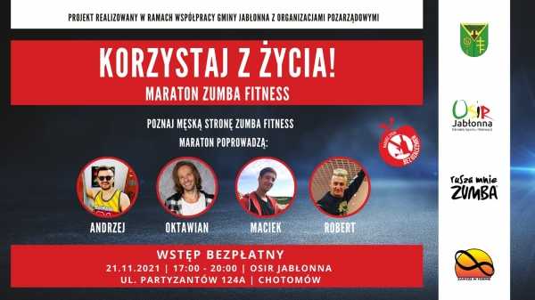 Rusza Mnie Zumba - Bezpłatny maraton Zumba Fitness w Jabłonnie