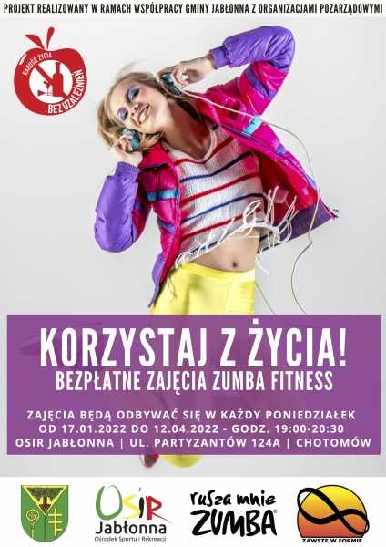 Sobotnia BEZPŁATNA ZUMBA w Jabłonnie