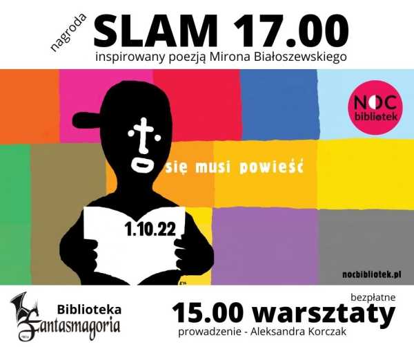 „Białoszewski Slam poetycki” i warsztaty