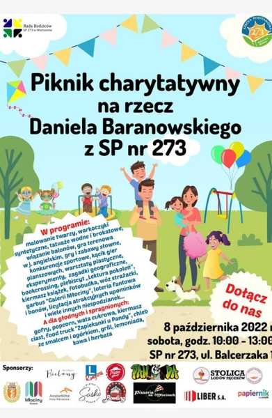 Piknik charytatywny na rzecz Daniela Baranowskiego 