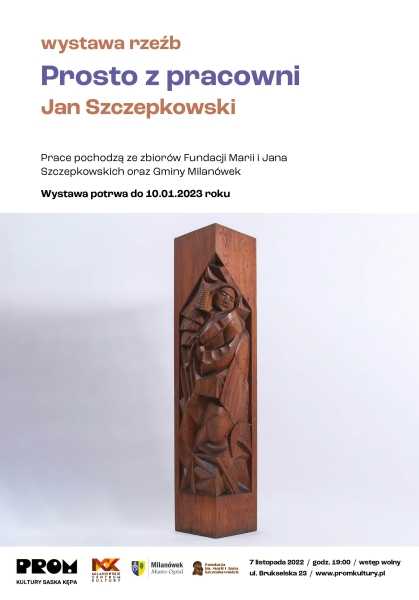 Wernisaż wystawy rzeźb Jana Szczepkowskiego „Prosto z pracowni”
