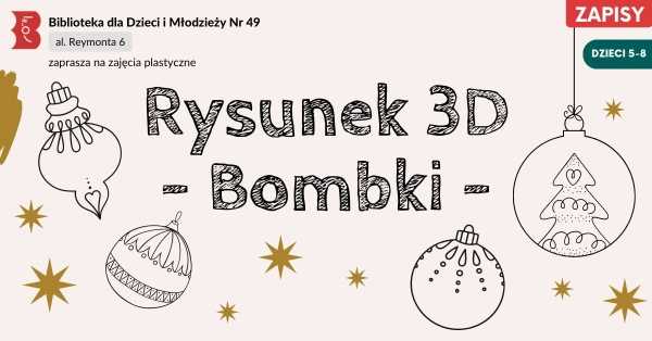 Rysunek 3D Bombki