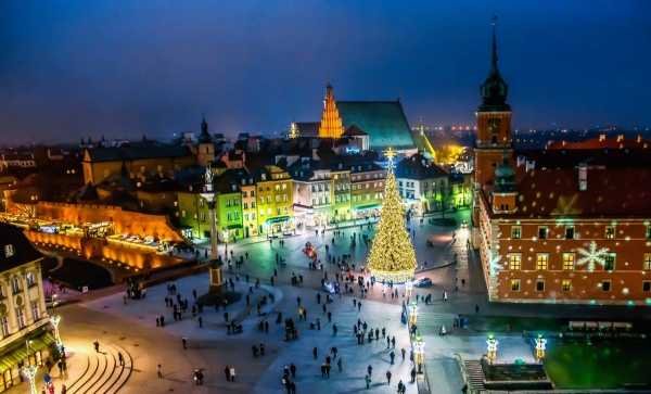 Świąteczna iluminacja w Warszawie