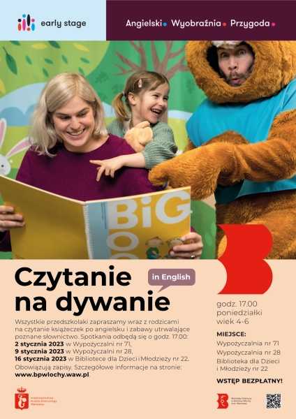 Czytanie na dywanie w języku angielskim