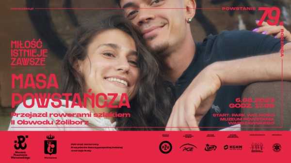 Masa Powstańcza 2023 - przejazd rowerami szlakiem II Obwodu Żoliborz