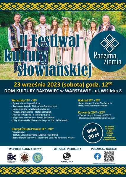II edycja festiwalu kultury słowiańskiej Rodzima Ziemia