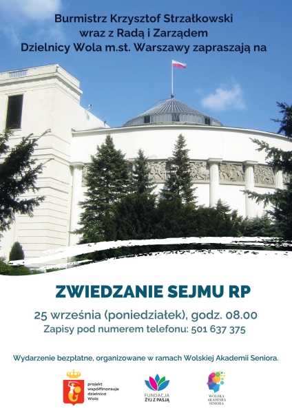 Zwiedzanie Sejmu RP