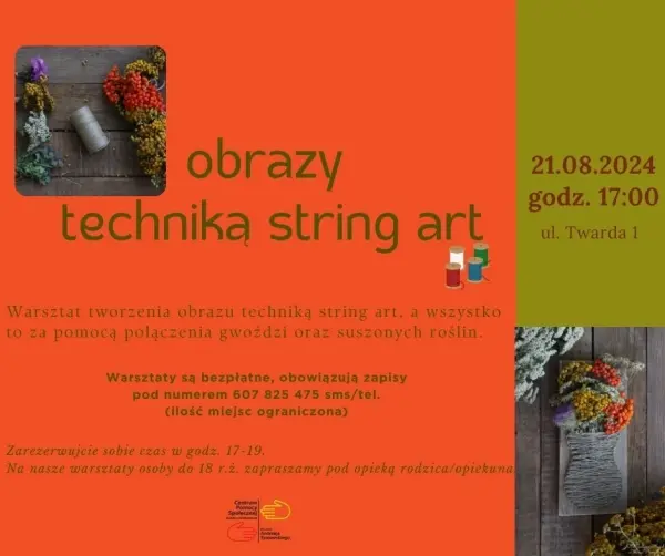 Obrazy techniką string art