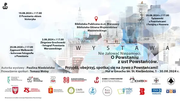 Śpiewanki z Powstańcami i Ferajną z Hoovera. Finisaż wystawy "Nie żałować Niepamięci. O Powstaniu z ust Powstańców"