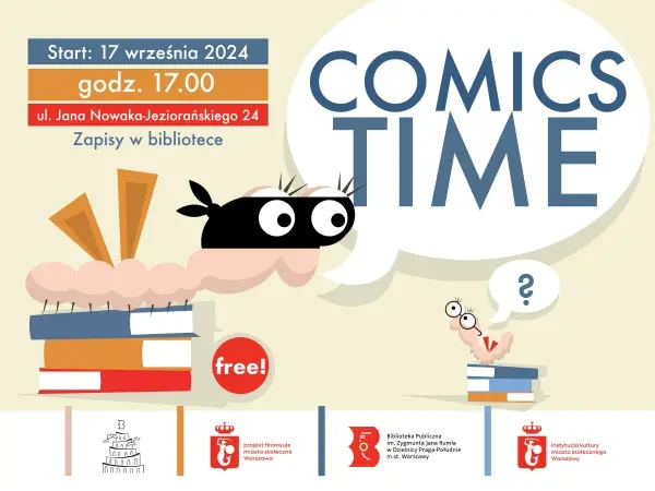 Comics Time w ramach projektu Bookworms & Book Butterflies 