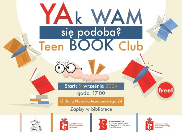 YAk Wam się podoba? Teen Book Club w ramach projektu Bookworms & Book Butterflies