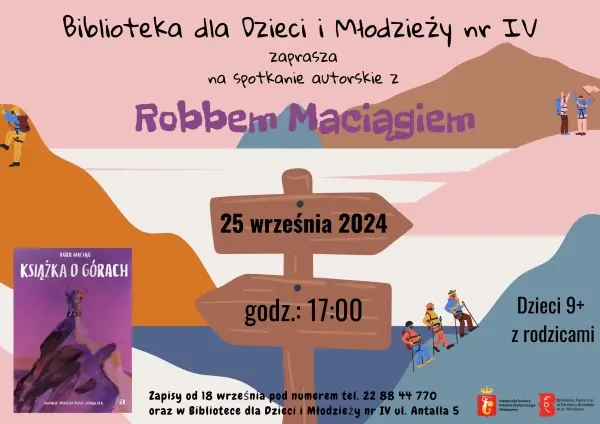 Spotkanie autorskie z Robbem Maciągiem 