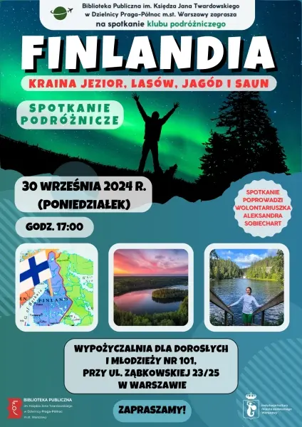 „Finlandia – kraina jezior, lasów, jagód i saun” | Spotkanie podróżnicze