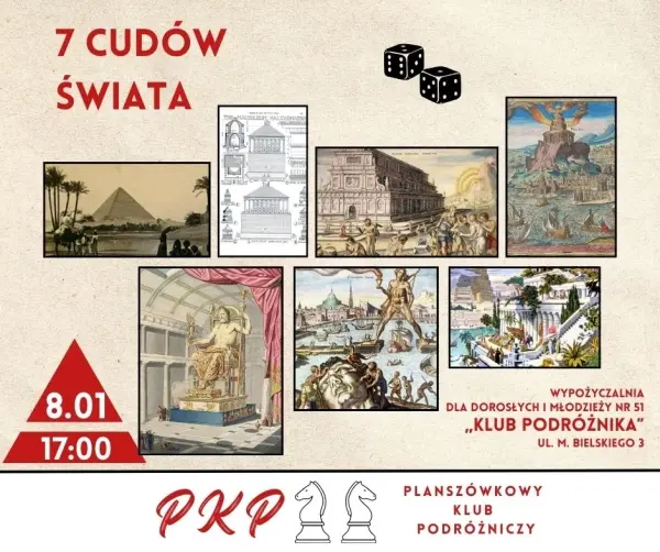 Planszówkowy Klub Podróżniczy (PKP)_7 cudów świata