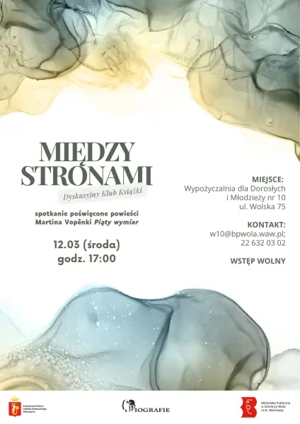 Między stronami: Dyskusyjny Klub Książki („Piąty wymiar" Martina Vopěnki)