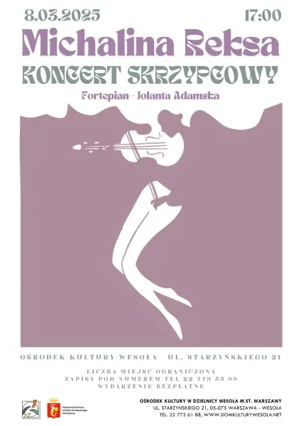 Koncert skrzypcowy - Michalina Reksa