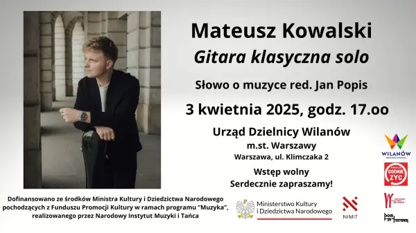 GITARA KLASYCZNA solo - recital MATEUSZA KOWALSKIEGO
