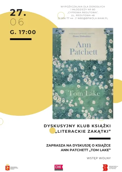 Dyskusyjny Klub Książki - Ann Patchett „Tom Lake”