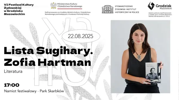 Spotkanie autorskie z Zofią Hartman, autorką książki Lista Sugihary