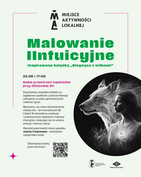 Malowanie Intuicyjne - inspirowane książką „Biegnąca z wilkami”