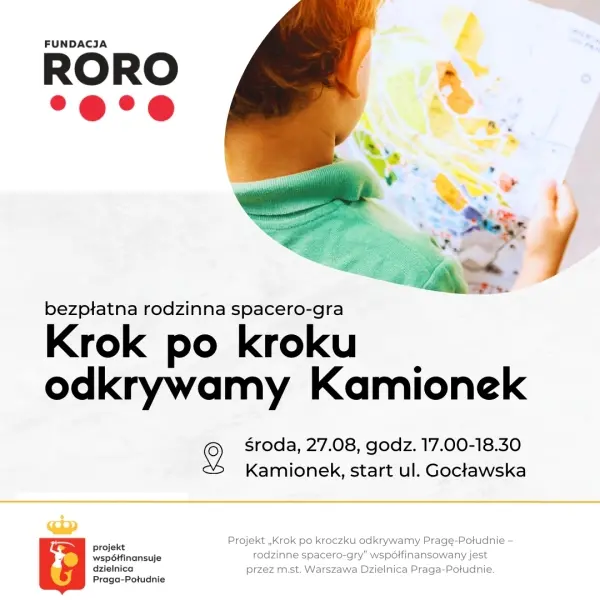 Rodzinna spacero-gra „Krok po kroczku odkrywamy Kamionek"