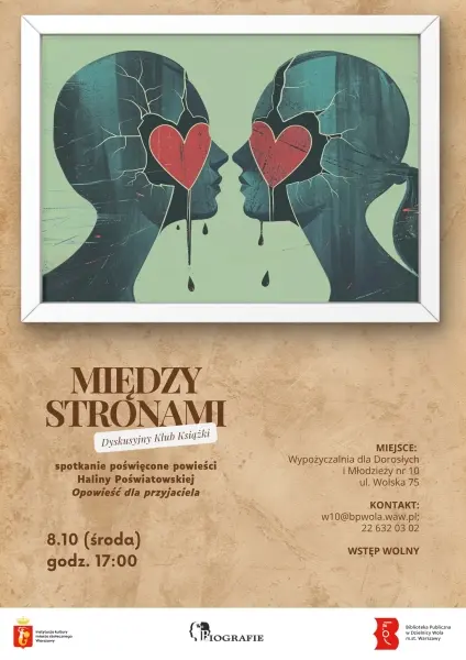 Między stronami: Dyskusyjny Klub Książki („Opowieść dla przyjaciela" Haliny Poświatowskiej)