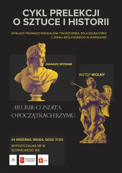 "Ab urbe condita" - o początkach Rzymu. Wykład z cyklu prelekcji o sztuce i historii