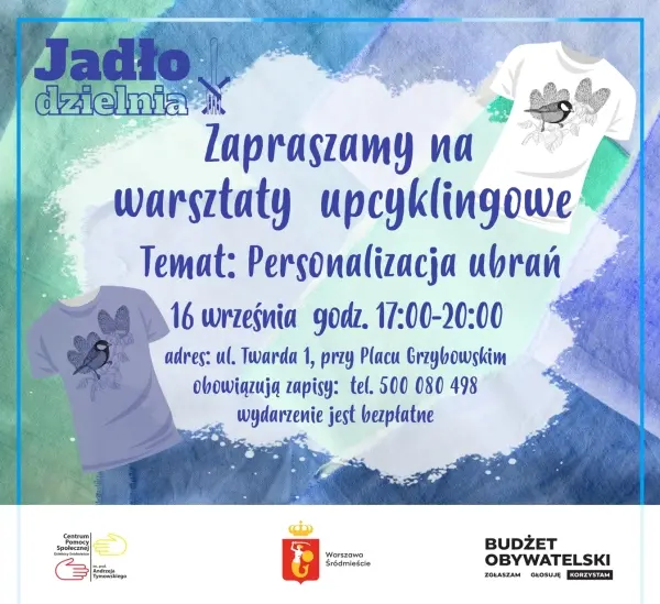 WARSZTATY ZERO WASTE – PERSONALIZACJA UBRAŃ