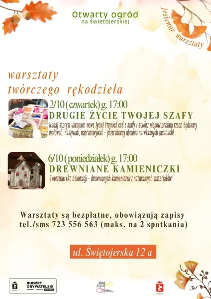 Warsztat kreatywnego upcyclingu ubrań