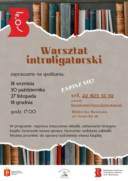 Warsztat introligatorski