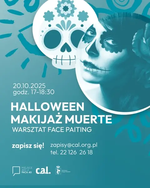 Warsztat Face paiting. Halloween/Makijaż Muerte