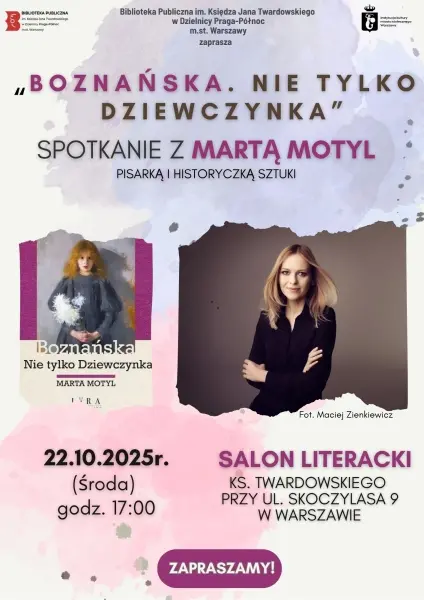 Boznańska. Nie tylko Dziewczynka - spotkanie autorskie z z Martą Motyl