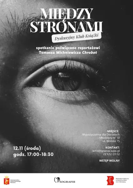 Między stronami: Dyskusyjny Klub Książki („Chrobot" Tomasza Michniewicza)