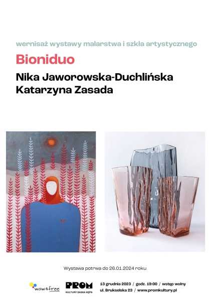 Wernisaż wystawy malarstwa i szkła artystycznego „Bioniduo”