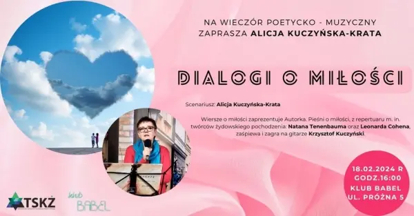 Dialogi o miłości. Wieczór poetycko-muzyczny | Alicja Kuczyńska-Krata